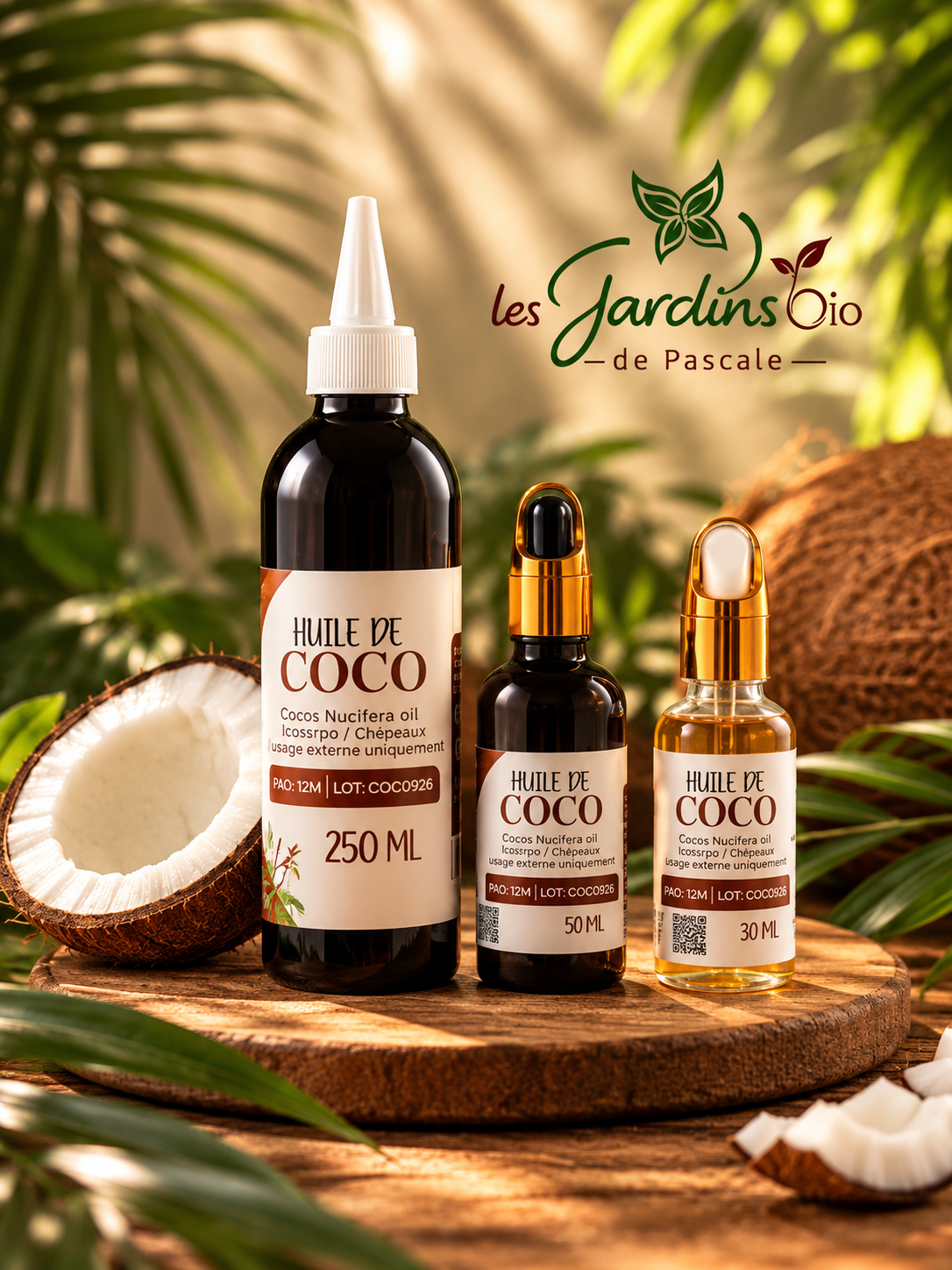 Huile de coco